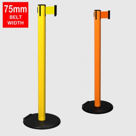 RollerSafety 250 Xtra Heavy Duty Retractable Belt Barrier - 3.4 Metres